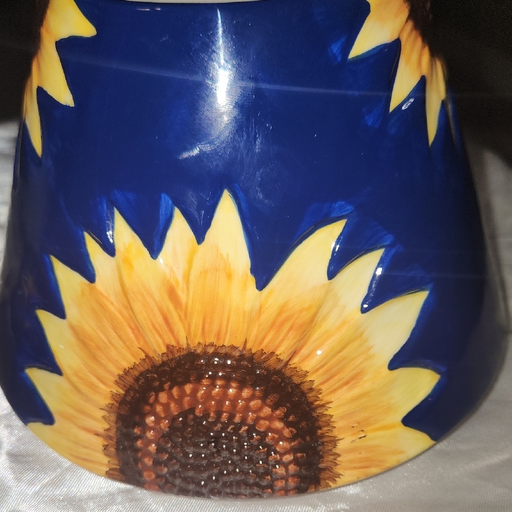 Sunflower Blue Yankee Candle Holder Set - Picture 5 of 7